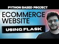 Ecommerce Website using Python Flask || Python for beginners |