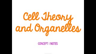 Unit 2 Cells Concept 1 Notes *UPDATED*