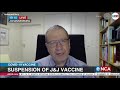 suspension of j u0026j covid 19 vaccine