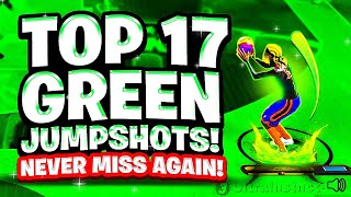 TOP 17 BIGGEST GREEN WINDOW JUMPSHOTS NBA 2K23 CURRENT GEN & NEXT GEN! BEST JUMPSHOT NBA2K23