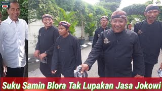 Jokowi Pagi Buta Digeruduk Warga Samin Blora Dikediaman Bikin Kaget, Baju Hitam2 Bak Perguruan Silat