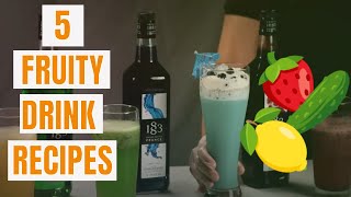 5 Fruity Drink Recipes featuring 1883 Maison Routin | EASY AGUA FRESCA RECIPE