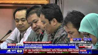 KPU Lanjutkan Rekap Provinsi Jatim # 3