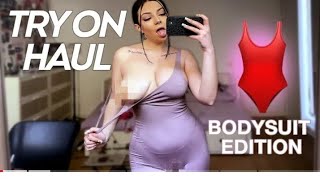 [4K] Transparent Walking Treadmill Try On Haul - Long Sheer Dress Review - With In-between Changes