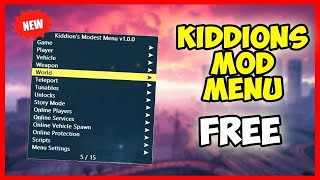 🚗 GTA V Free Mod Menu | Best GTA 5 Online Hack 2024 | KIDDIONS Mod Menu | UNDETECTED 💥