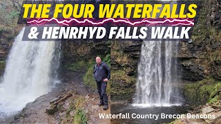 The Four Waterfalls Walk - Henrhyd Falls - Brecon Beacons - Wales