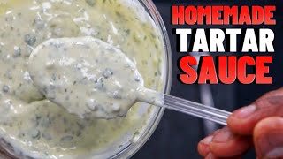 HOMEMADE TARTAR SAUCE RECIPE