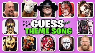 Guess the Scariest WWE Wrestlers by Their Theme Songs 💀✅