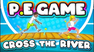 Cross the river!! Play this game with every elementary PE class