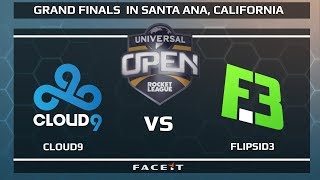 Cloud9 vs FlipSid3 - WB 1/4's - Universal Open Rocket League Grand Finals