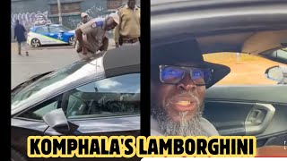 Steve Komphela shows off his Lamborghini to Traffic cops (Video)