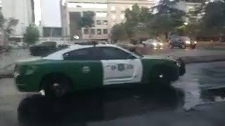 Carabineros por altoparlantes guatona culia fea