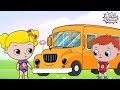 The Wheels On The Bus | Bottle Squad Rhymes | Kids Video | Nursery Rhymes | Superhero Cartoon Videos