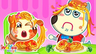 What Does Baby Eat? 👶 Feeding Baby Songs 🎶 Wolfoo Nursery Rhymes \u0026 Kids