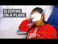 How to Sleep on a Plane in Economy Class