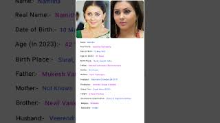 Indian Actress Namitha Biography #shorts #shortvideo #youtubeshorts