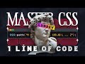 One Line Of Code Clip-Path By Master CSS