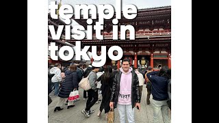 I visited a temple in Tokyo