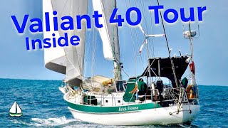 Bluewater Sailboat Tour-INSIDE a Valiant 40 -(Our Tiny Home)2 Of 3 Patrick Childress Sailing #31