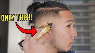How to Fade Your Own Hair Using ONLY a Beard Trimmer (NO LEVER)