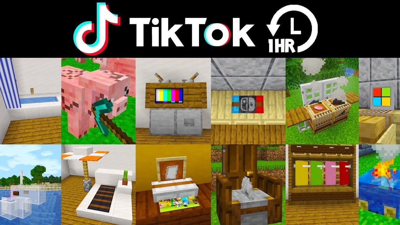 Minecraft Tik Tok Compilation One Hour Special Youtube