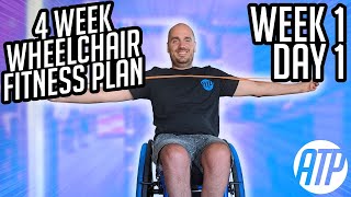 4 Week Wheelchair Fitness Plan 2021 | Week 1 Day1