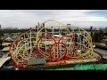 montaña quimera triple loop drone view