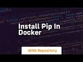 install pip in docker