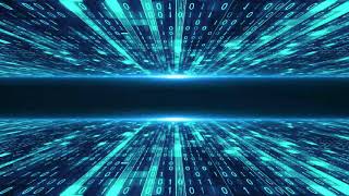 Data stream. Big data fall. Binary code drop