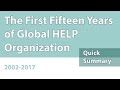 The First 15 Years Of Global HELP (2002-2017) [Quick Summary]