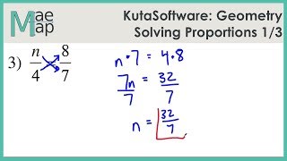 KutaSoftware: Geometry- Solving Proportions Part 1