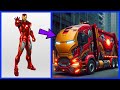 AVENGERS But GARBAGE TRUCK 🚛 VENGERS 🔥 All Characters (marvel & DC) 2024💥