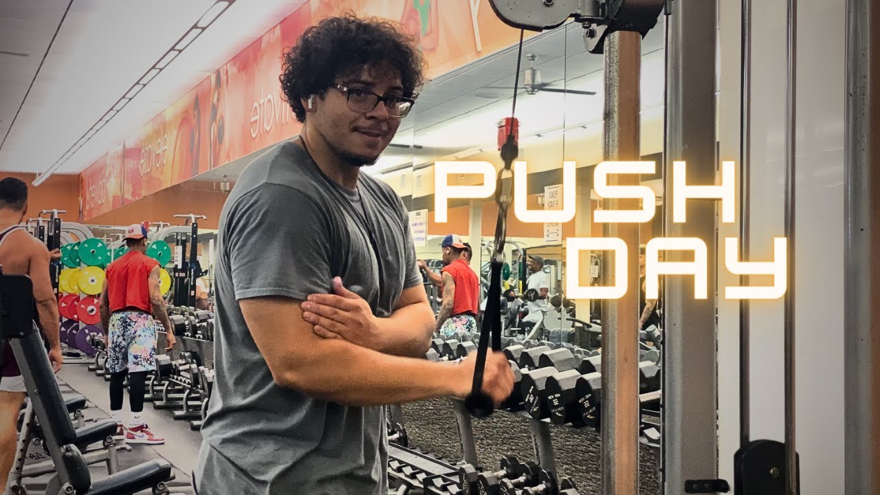New Push Workout Gym Vlog Push Day Youtube