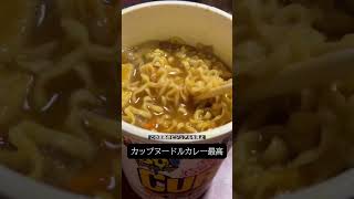 カップヌードルカレーにお湯を入れて家までダッシュ