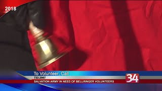 Salvation Army Bell Ringers Needed