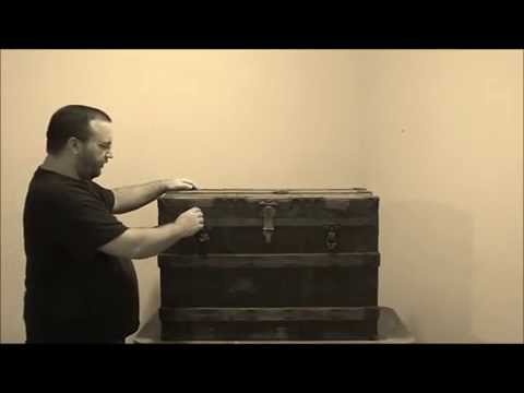 How to restore an antique trunk - Part 1 - www.antiquetrunksandchests.com How to restore an antique trunk - Part 1 - www.antiquetrunksandchests.com