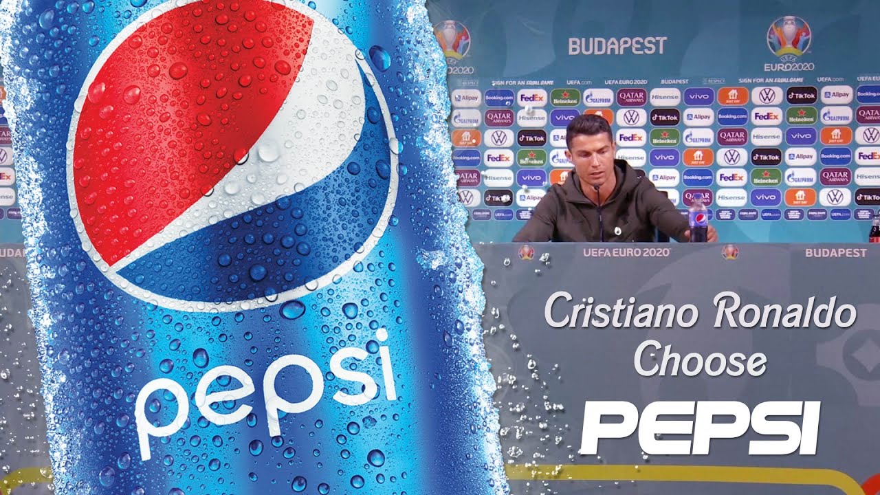 Cristiano Ronaldo Replaces Coca Cola With Pepsi - YouTube