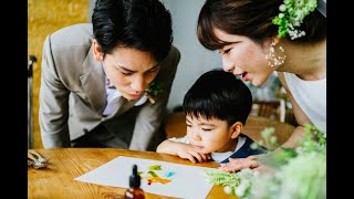 【HAKU WEDDING】日々の幸せの延長のような温かい時間を。お子様も一緒のガーデンウェディング