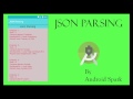 Android JSON Parsing- Creating a Sting Variable and parse the data