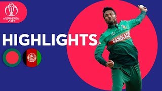 Shakib gets 5-for and 50! | Bangladesh v Afghanistan - Match Highlights | ICC Cricket World Cup 2019