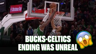 Giannis DOMINANT Christmas Game In WILD Bucks-Celtics Ending 👀