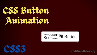 Create Staggering Button Animation Using CSS