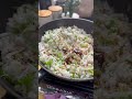 Nasi Goreng Kerabu. Bulan puasa ni elok makan ulam banyak.