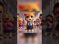 cute little orange cat is bullied by classmates cat catlover ai kitten cutecat chatgpt4 cute