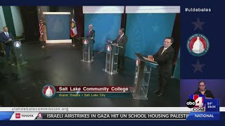 Key takeaways from the first Utah gubernatorial debate between Cox, King, Latham