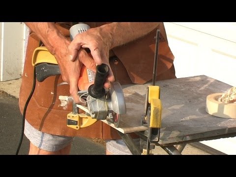 Cutting Tile With an Angle Grinder Cutting Tile With an Angle Grinder