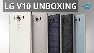 LG V10 unboxing