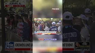 Crowds line up at Auburn for Turning Point USA event #shorts #usa #us #tpusa #auburn #foxnews