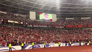 MERINDING! MOMEN SAKRAL TIMNAS INDONESIA, SUPPORTER NYANYI TANAH AIR!