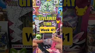 Weekly Pokemon Card Giveaway 41 #shorts #pokemon #pokemoncards